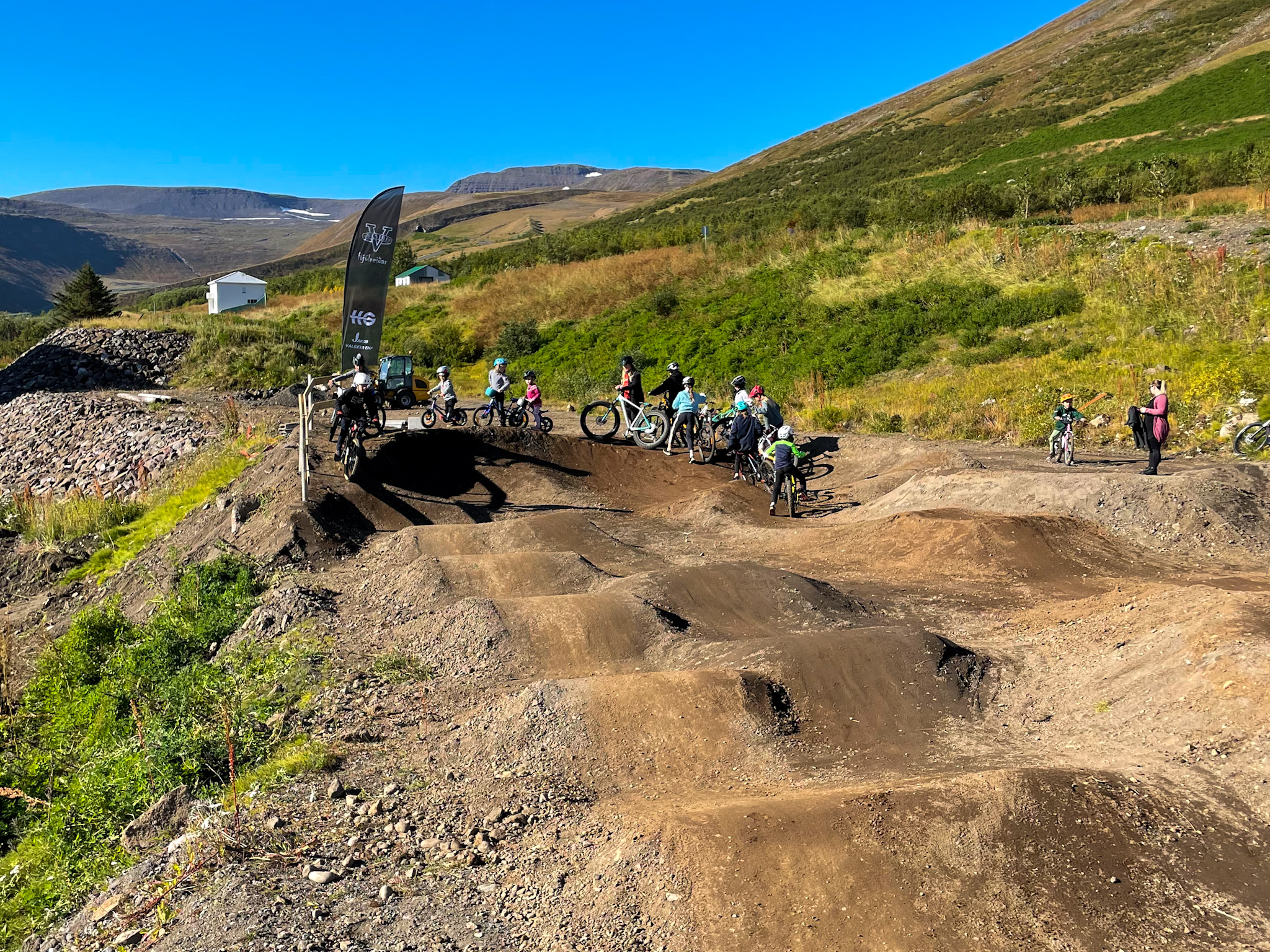 Pumpubraut hjólreiðadeildar Vestra á Ísafirði