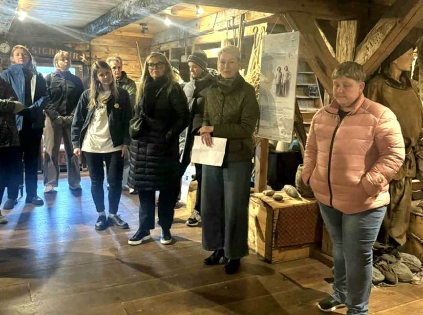 Frá móttöku í Turnhúsi Byggðasafns Vestfjarða.