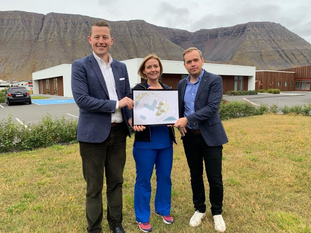 Gylfi Ólafsson, forstjóri Heilbrigðisstofnunar Vestfjarða, Hildur Elísabet Pétursdóttir, deildarstjó&hellip;