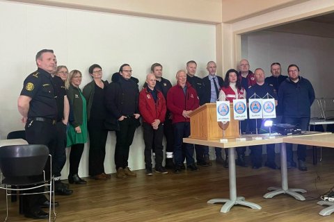 Fulltrúar lögreglu, Heilbrigðisstofnunar Vestfjarða, Ísafjarðarbæjar, Súðavíkurhrepps, björgunarsvei&hellip;
