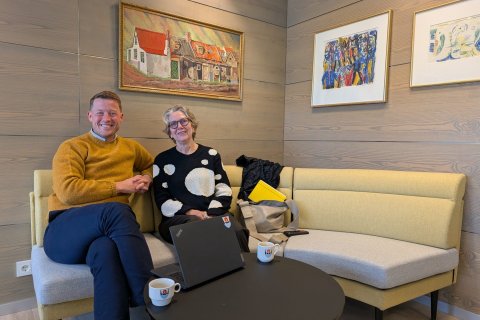 Heimsókn Sigrúnar Davíðsdóttur fyrrum fjölmiðlakonu.