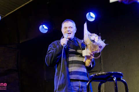 Ómar Smári Helgason, bæjarlistamaður Ísafjarðarbæjar 2019.
Mynd: Act Alone – Ásgeir Helgi Þrastarso&hellip;