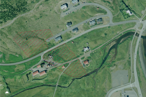 Líklegt svæði fyrir nýtingu jarðhita samkvæmt athugunum Íslenskra orkurannsókna fyrir OV. 
Mynd: Lo&hellip;