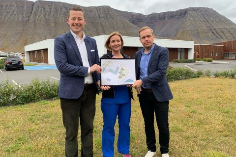 Gylfi Ólafsson, forstjóri Heilbrigðisstofnunar Vestfjarða, Hildur Elísabet Pétursdóttir, deildarstjó&hellip;