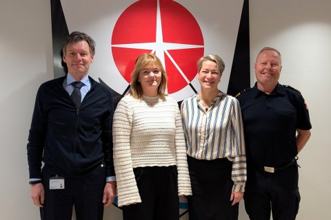 Lúðvík Þorgeirsson, forstjóri HVEST, Elísabet Samúelsdóttir, framkvæmdastjóri fjármála og reksturs h&hellip;